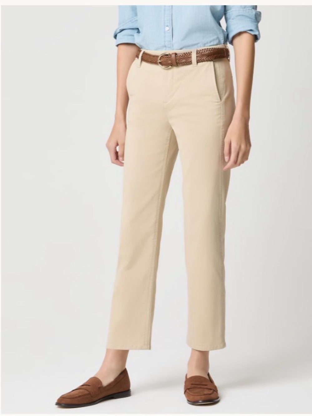 J. Crew Everyday Chino Pant light khaki color Sz 6